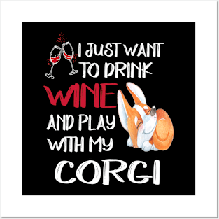 I Want Just Want To Drink Wine (121) Posters and Art